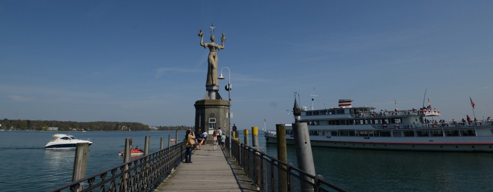 Hafenfigur 'Imperia' in Konstanz am Bodensee