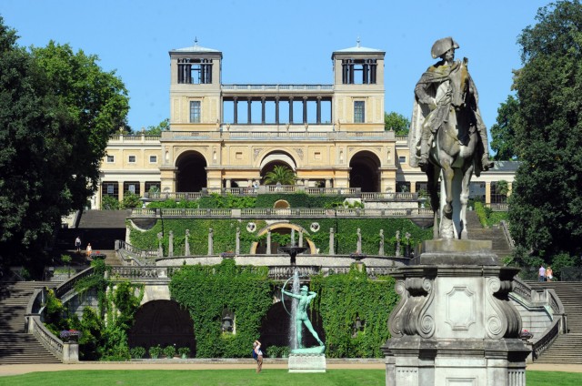 Schloss Sanssouci Potsdam Park Deutschland Garten