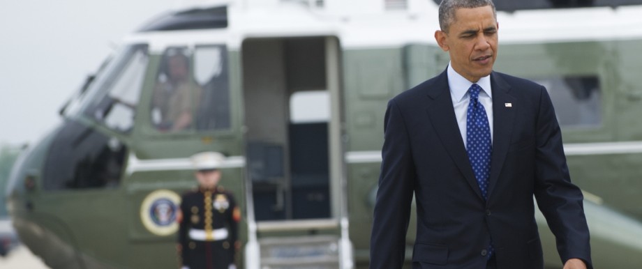 Obamas Syrienpolitik: US-Präsident Barack Obama bei der Ankunft in Washington