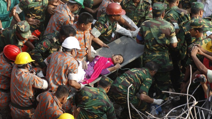 Überlebende in Bangladesch