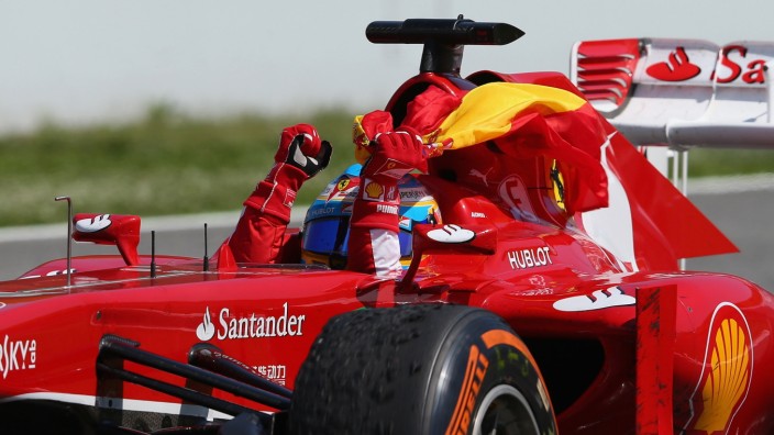 Formel-1-Fahrer Fernando Alonso beim Großen Preis von Spanien