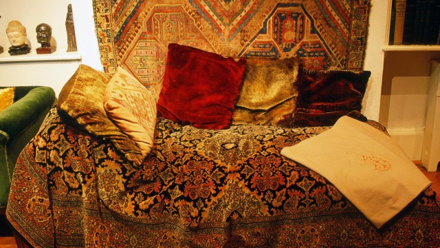 Couch von Sigmund Freud in London