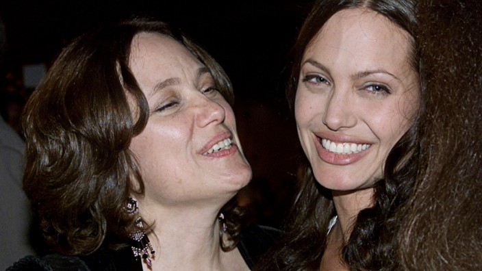File photo of Angelina Jolie and her mother at a film premiere in Hollywood
