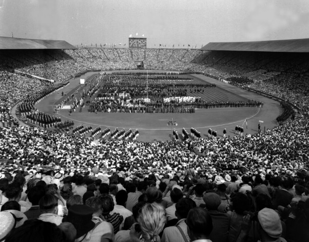 Eröffnung der Olympischen Spiele 1948 im Wembley-Stadion