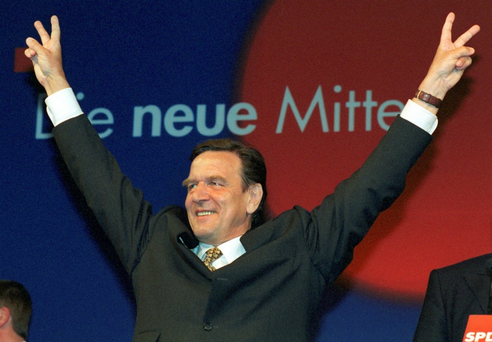 Gerhard Schröder, 1998