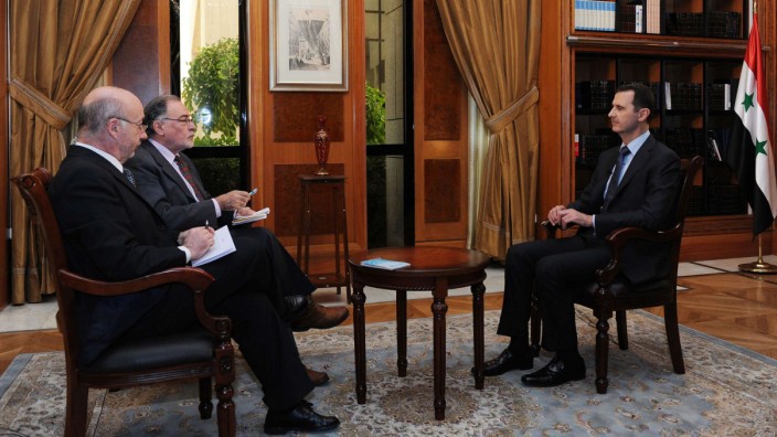 Syriens Präsident Baschar al-Assad im Interview