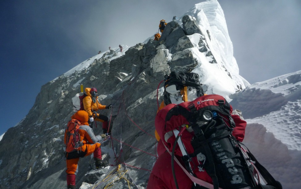 Mount Everest Hillary Step Himalaya Nepal