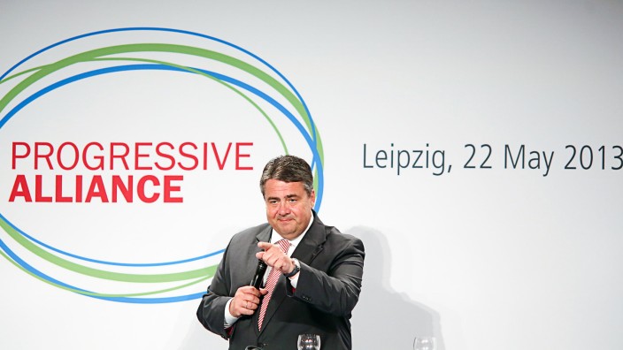 Sigmar Gabriel, SPD, Sozialistische Internationale, Progressive Allianz