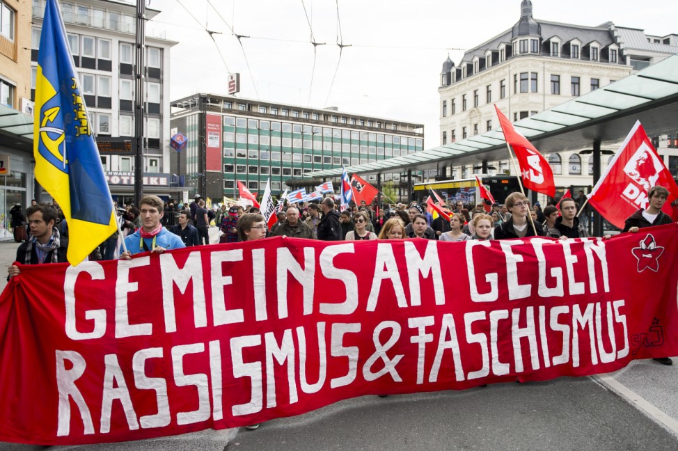 Demonstration in Solingen gegen Rassismus