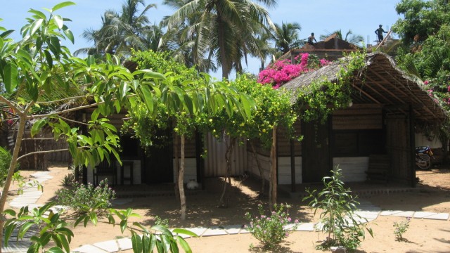 Hütte in Arugam Bay an Sri Lankas Ostküste