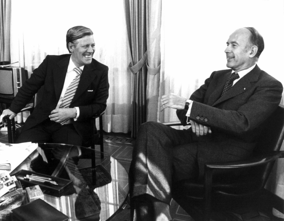 Bundeskanzler Schmidt und Giscard d'Estaing in Bonn