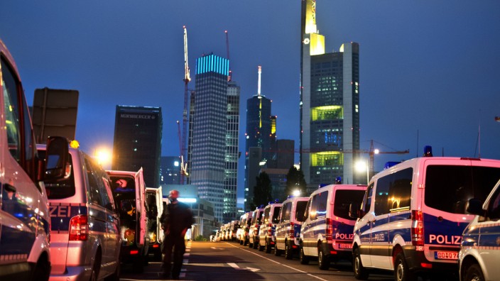 Blockupy-Proteste in Frankfurt am Main