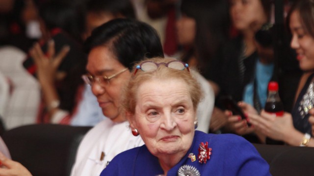 Madeleine Albright Coca-Cola Myanmar Burma