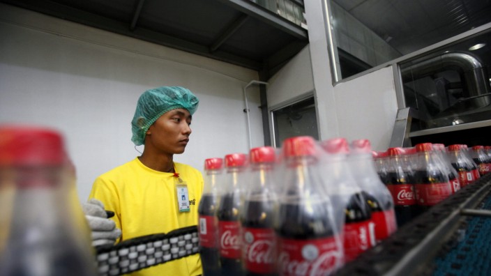 Coca-Cola opens a bottling plant in Myanmar