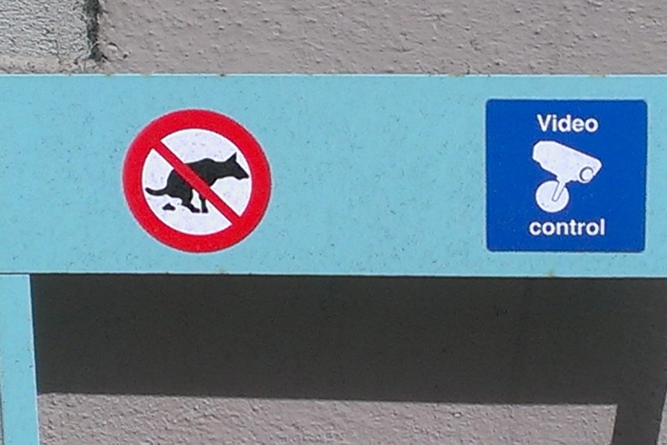 Schilder Videoüberwachung Schweiz Hunde