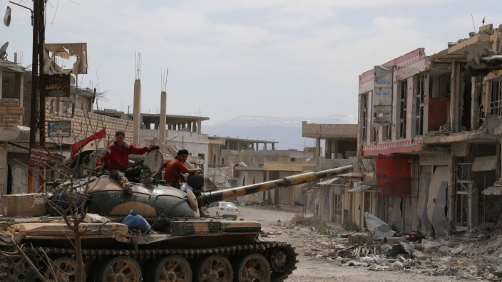 Syriens Armee im Bürgerkrieg: Soldaten Assads in al-Kusair
