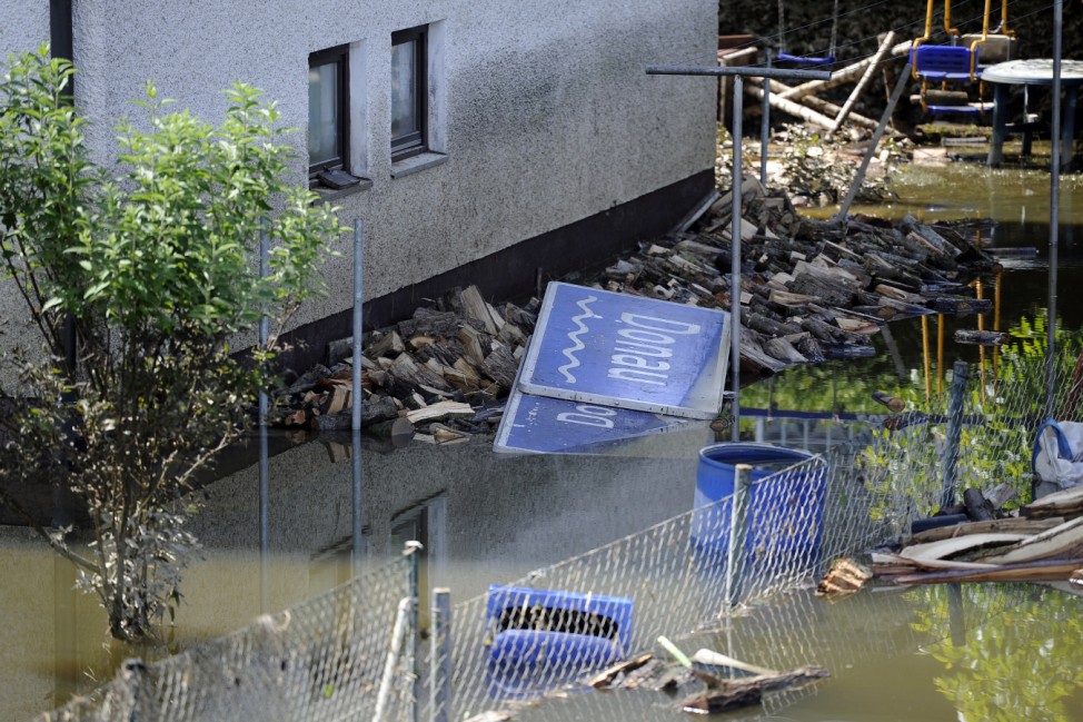 Hochwasser in Bayern - Deggendorf