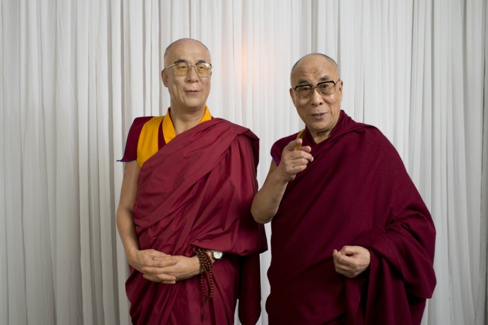 The Dalai Lama Visits Madame Tussauds