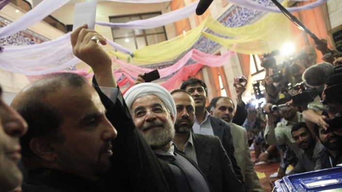 Hassan Rohani, Gewinner der Präsidentschaftswahl in Iran