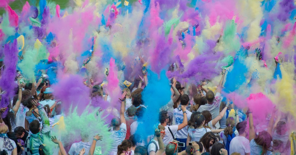 Holi Festival of Colours in München