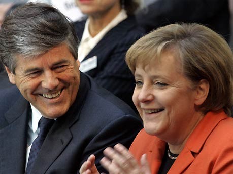 Bundestagswahl, Angela Merkel, CDU, Josef Ackermann, AP