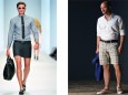 Männer in Shorts