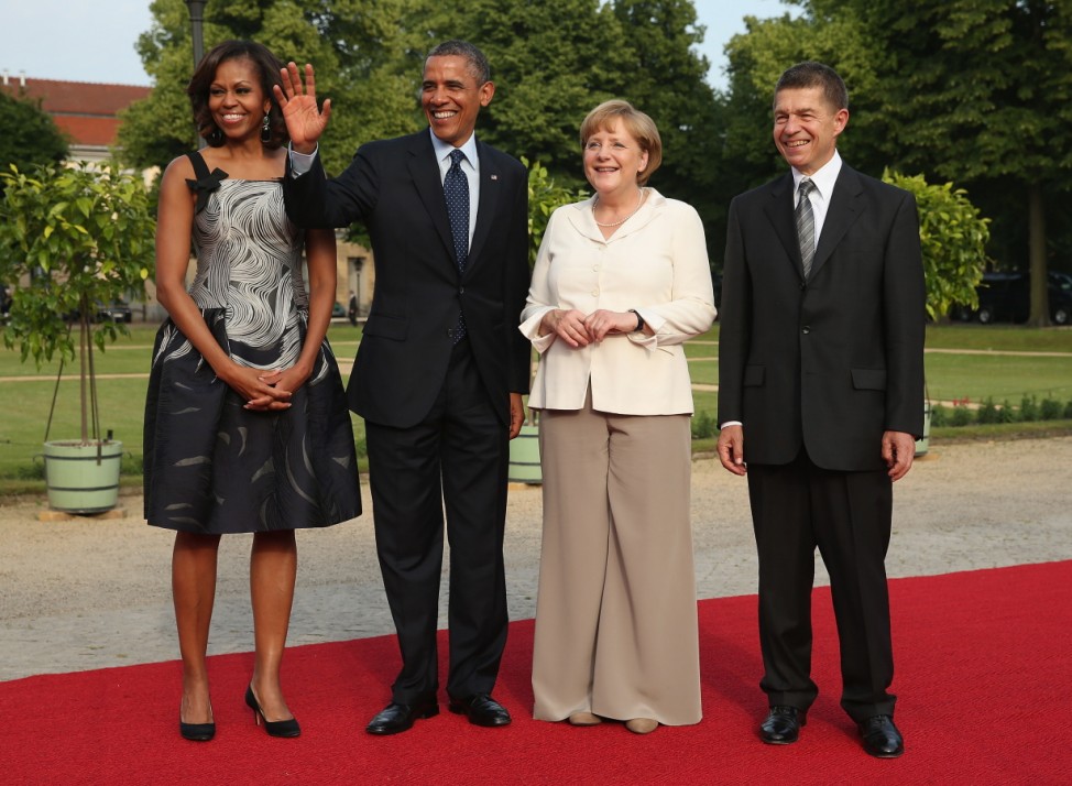 Obama Visits Berlin: Dinner At Charlottenburg Palace