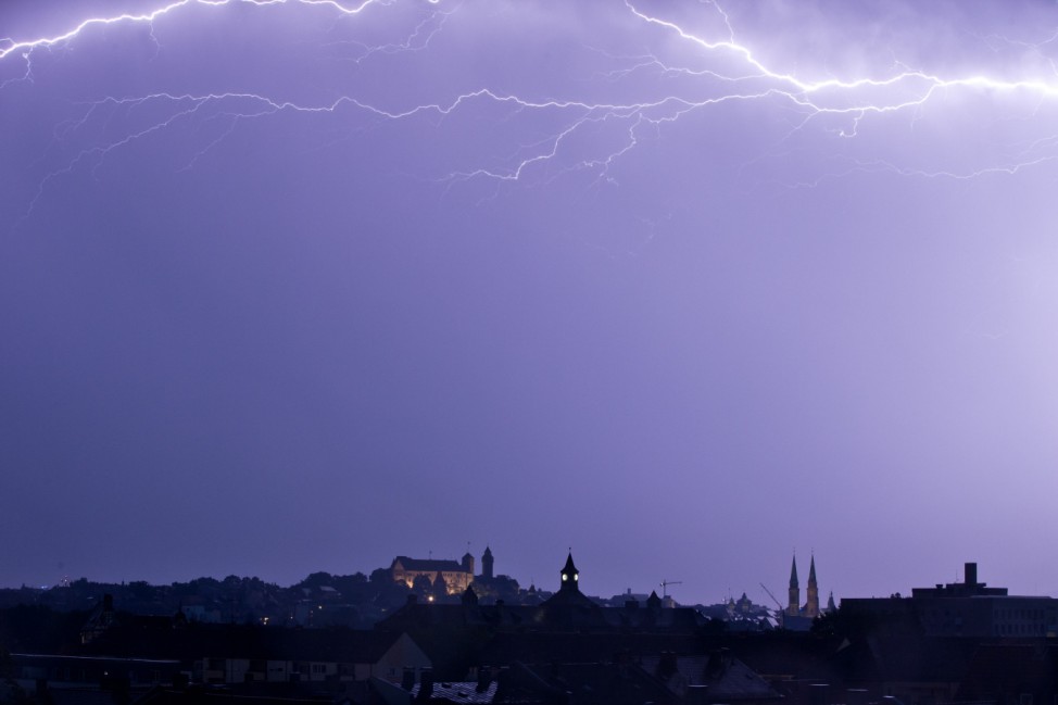 Gewitter über Nürnberg