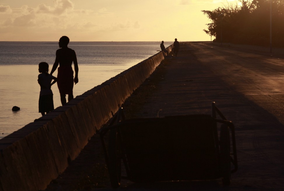 Einwohner Kiribati Pazifik Inseln Inselstaat Pazifikregion