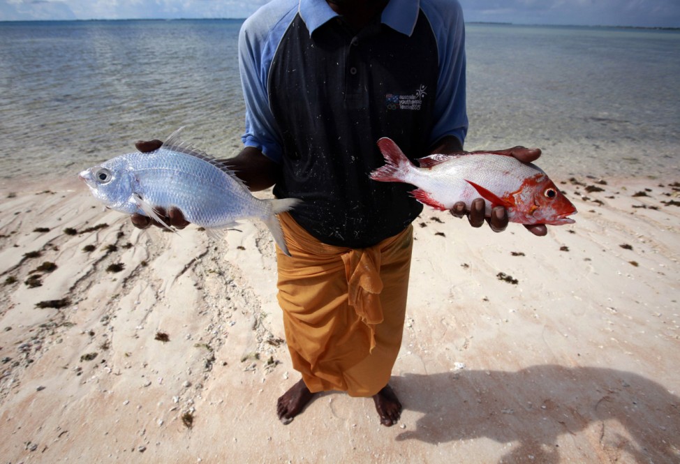 Kiribati Pazifik Inseln Inselstaat Fische Fischer Pazifikregion