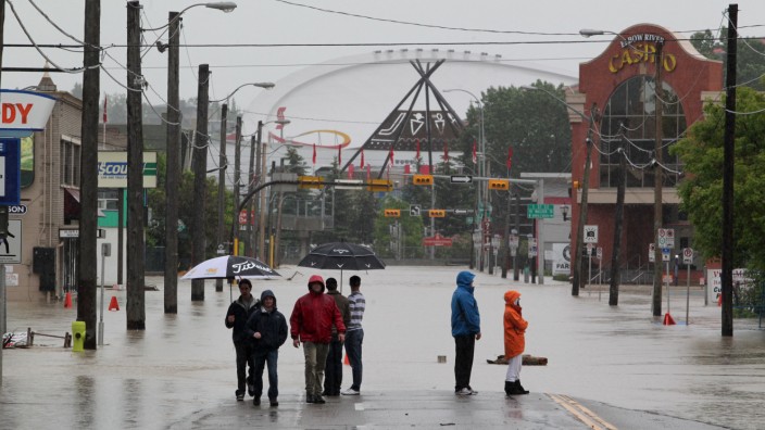 Kanada: Hochwasser in Calgary