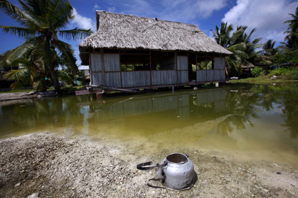 Kiribati Pazifik Insel Inselstaat Hütte Pazifikregion