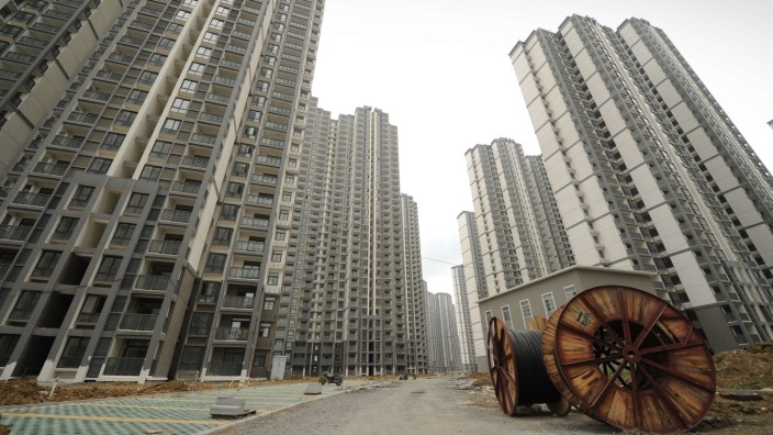 China im Wandel: Das ganze Land steht voller, neuer Retortenstädte, wie hier in Hefei (Archvbild 8. August 2012)