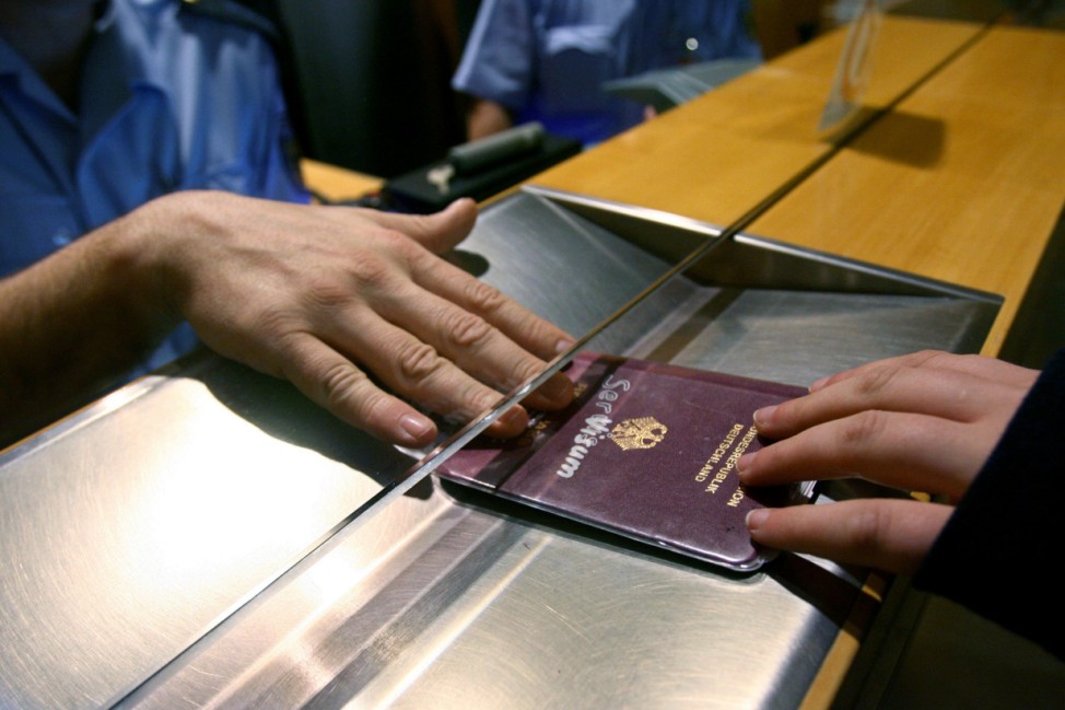 Passkontrolle Pass Einreise