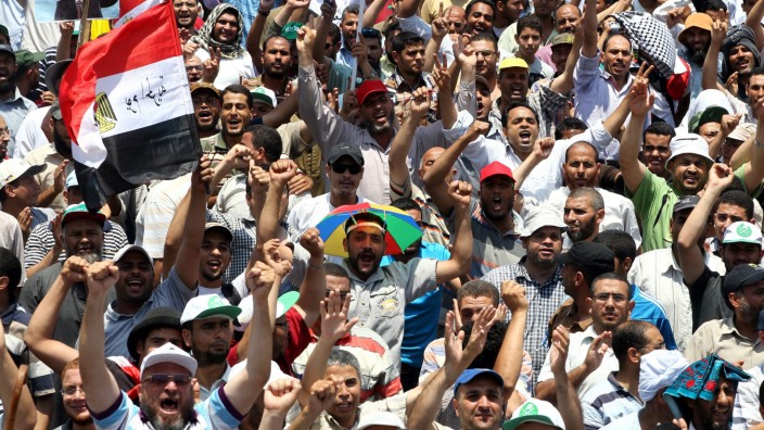 Proteste der Opposition in Kairo