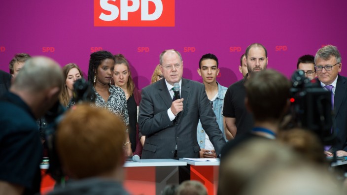 Peer Steinbrück trifft EU-Sozialminister