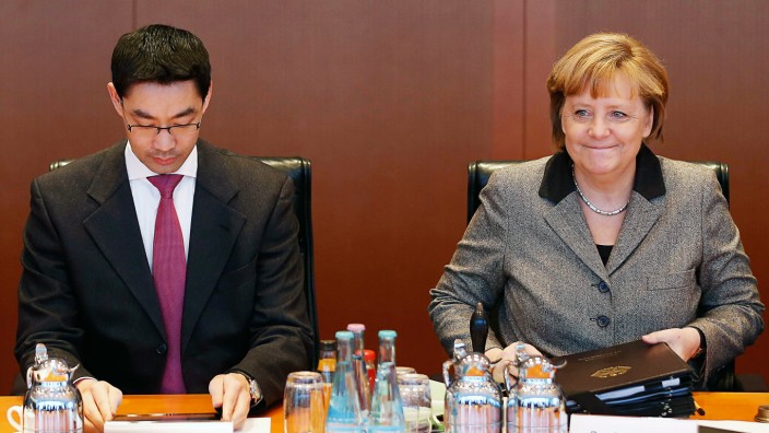 Merkel Rösler Koalition FDP CDU CSU Schwarz-Gelb
