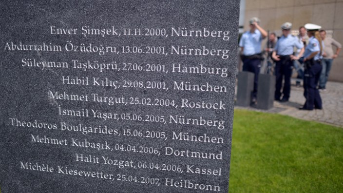 Der Gedenkstein für die mutmaßlichen NSU-Opfer in Dortmund.