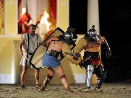 Gladiatoren in Trier; dpa