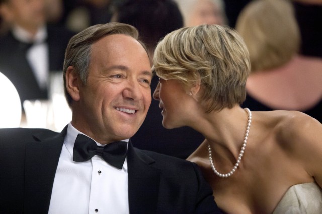 Kevin Spacey und Robin Wright in House of Cards.