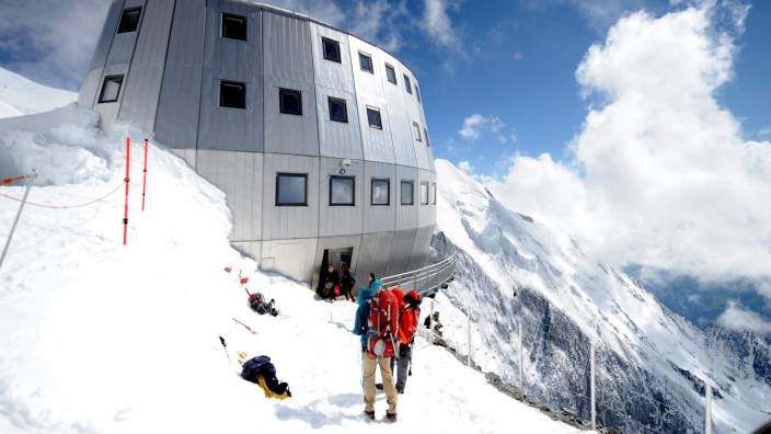 "Refuge du Goûter" auf dem Mont Blanc
