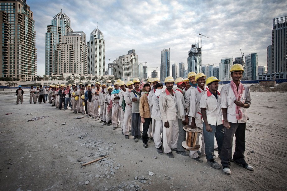 Arbeiter in Dubai