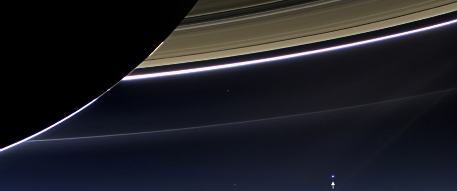 Cassini hat ein Bild der Erde aufgenommen
