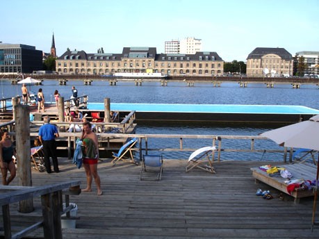 Badeschiff; spotted by locals