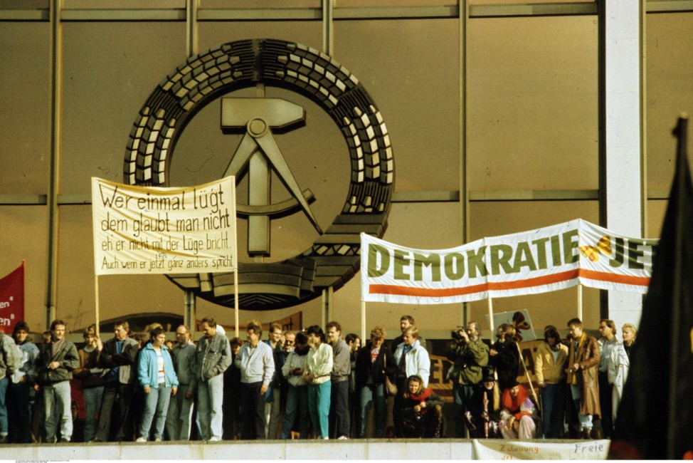 Großdemonstration zur Reform der DDR, 1989