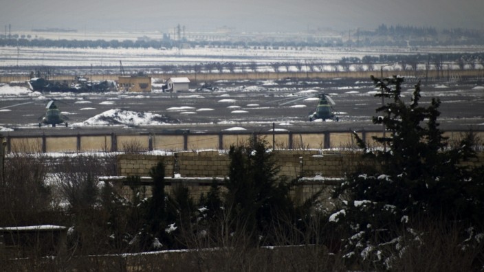 Bürgerkrieg in Syrien: Der Militärflughafen in Minigh (Archiv)