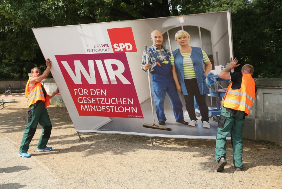 Political Parties Launch Election Campaigns In Berlin