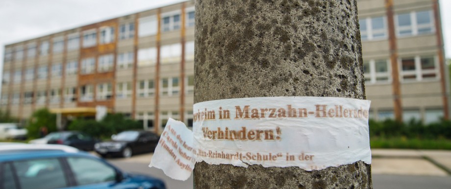 Geplante Notunterkunft in Marzahn-Hellersdorf