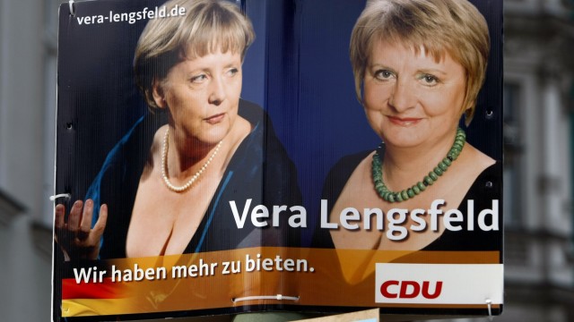 Vera Lengsfeld auf dem CDU-Plakat zur Bundestagswahl 2009
