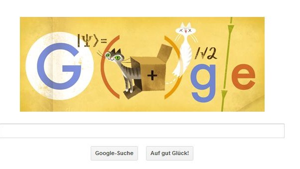 Erwin Schrödinger Google Doodle